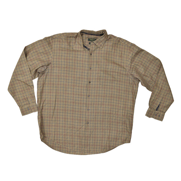 Bobby Jones Collection Men's Plaid Button Down Shirt XXL Woven in Italy Cotton - Picture 1 of 8